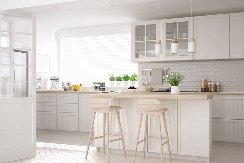 A remodeled kitchen in an investment property.