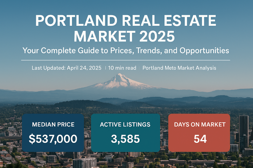 Portland Real Estate Market 2025: Your Complete Guide to Prices, Trends, and Opportunities