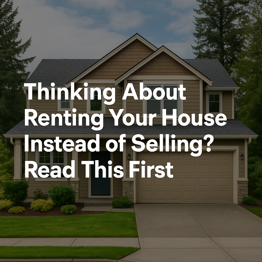 Thinking About Renting Your Pacific NW House Instead of Selling? Read This First.